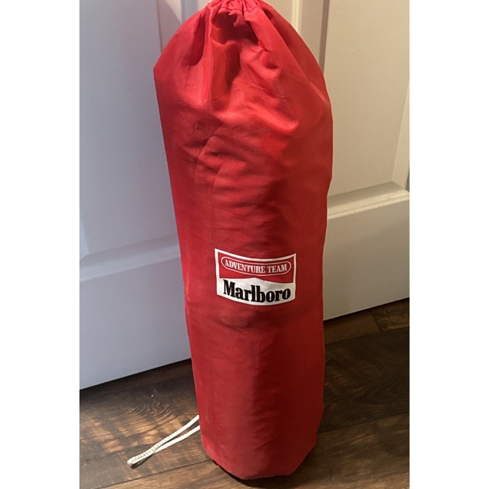 Coleman 7X7 Sundome Camping Tent Red‎ Marlboro Adventure Team VTG New Outdoors